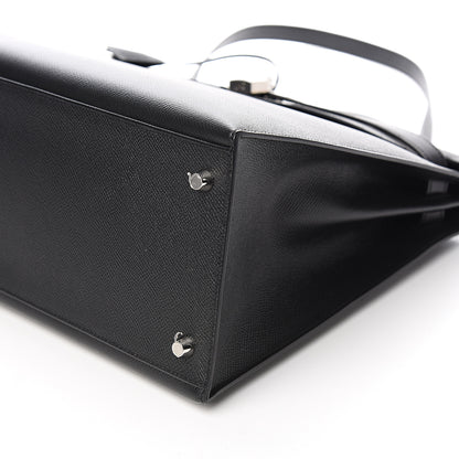 Hermes Epsom Kelly Sellier 40 Black 9 of 9