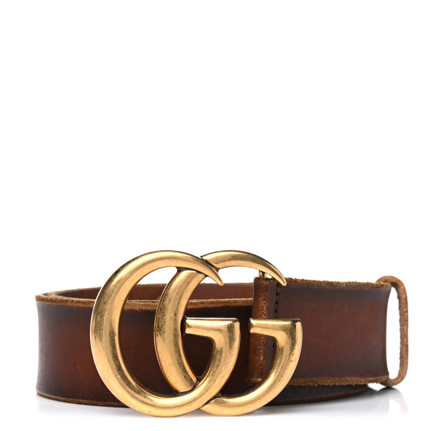 Gucci Faded Calfskin Double G 40mm Belt 85 34 Cuir 1 of 7