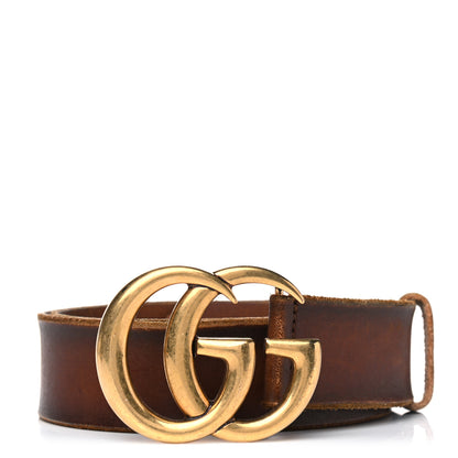 Gucci Faded Calfskin Double G 40mm Belt 85 34 Cuir 1 of 7