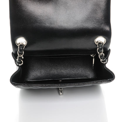 Chanel Lambskin Quilted Mini Square Flap Black 5 of 7