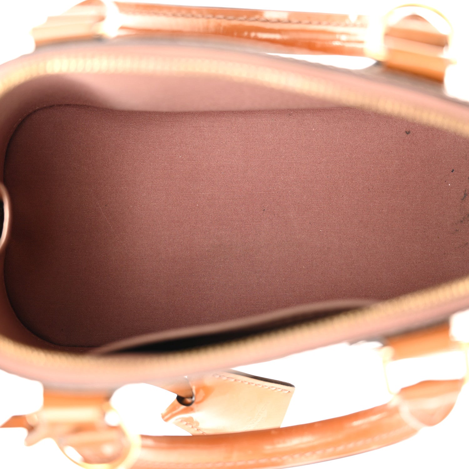 Louis Vuitton Vernis Alma BB Rose Velours 5 of 17