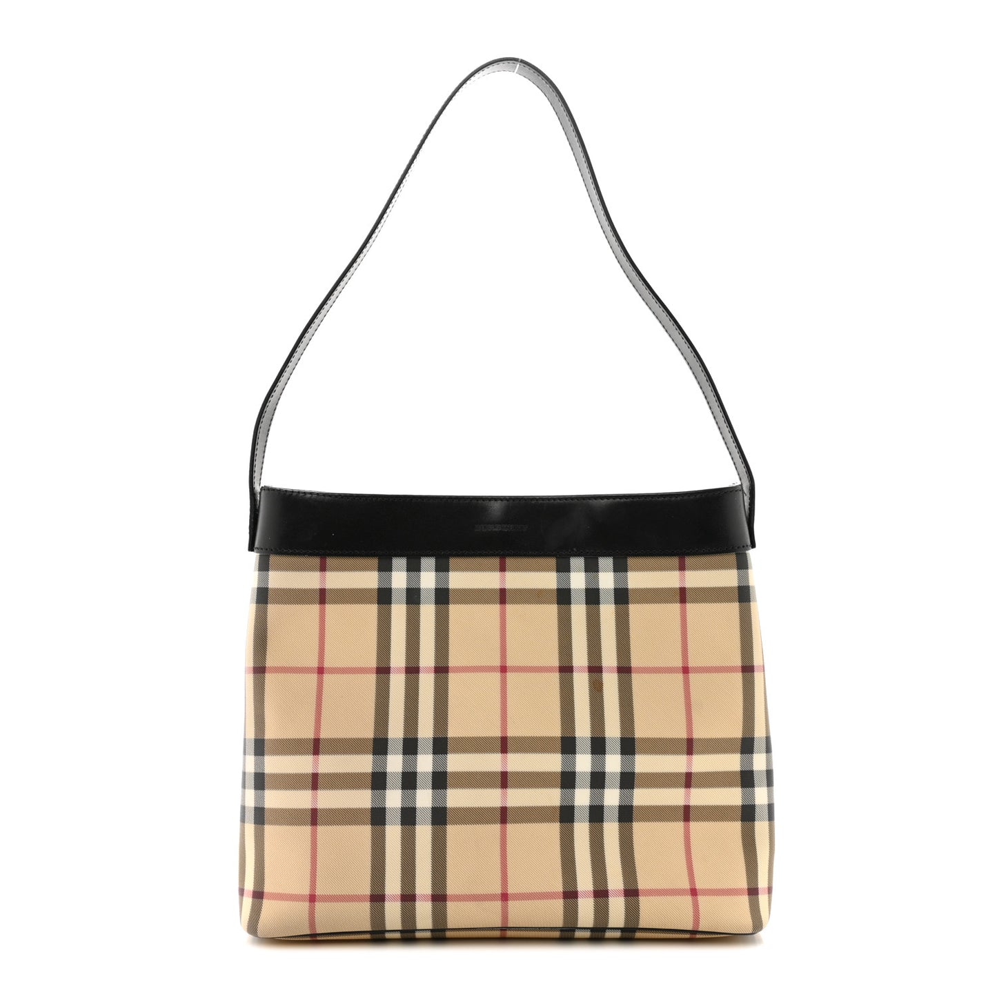 Vintage Check Shoulder Bag Black