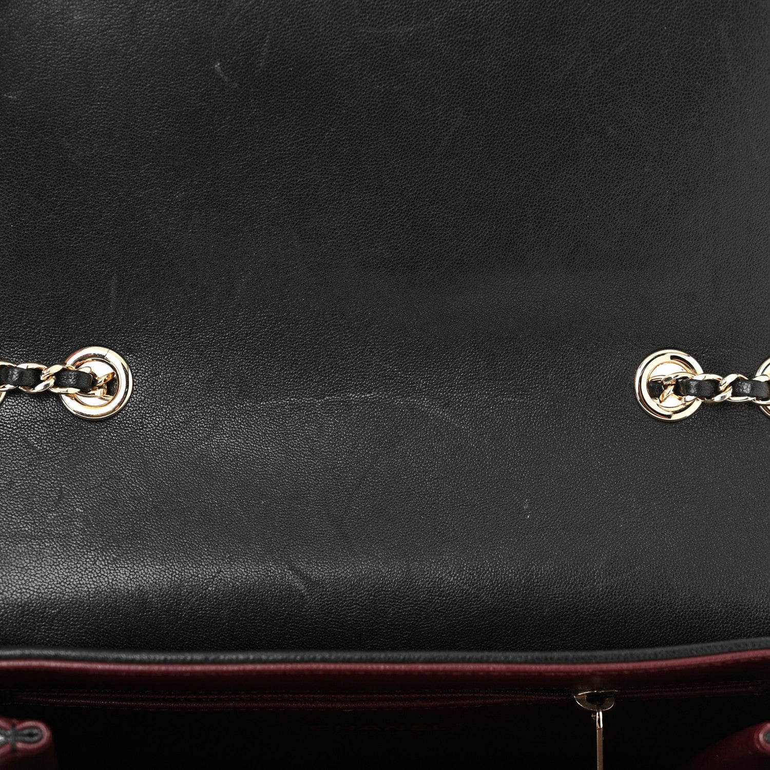 Chanel Sheepskin Quilted Beauty Lock Flap Black 10 of 12