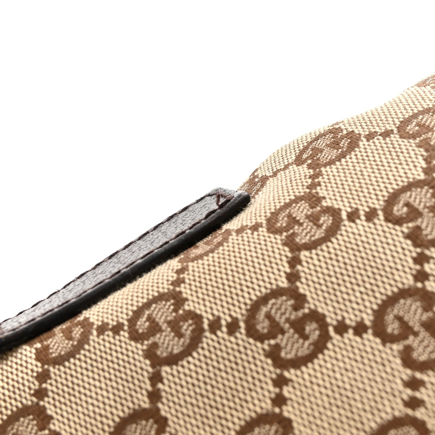 Monogram Flat Messenger Bag Dark Brown