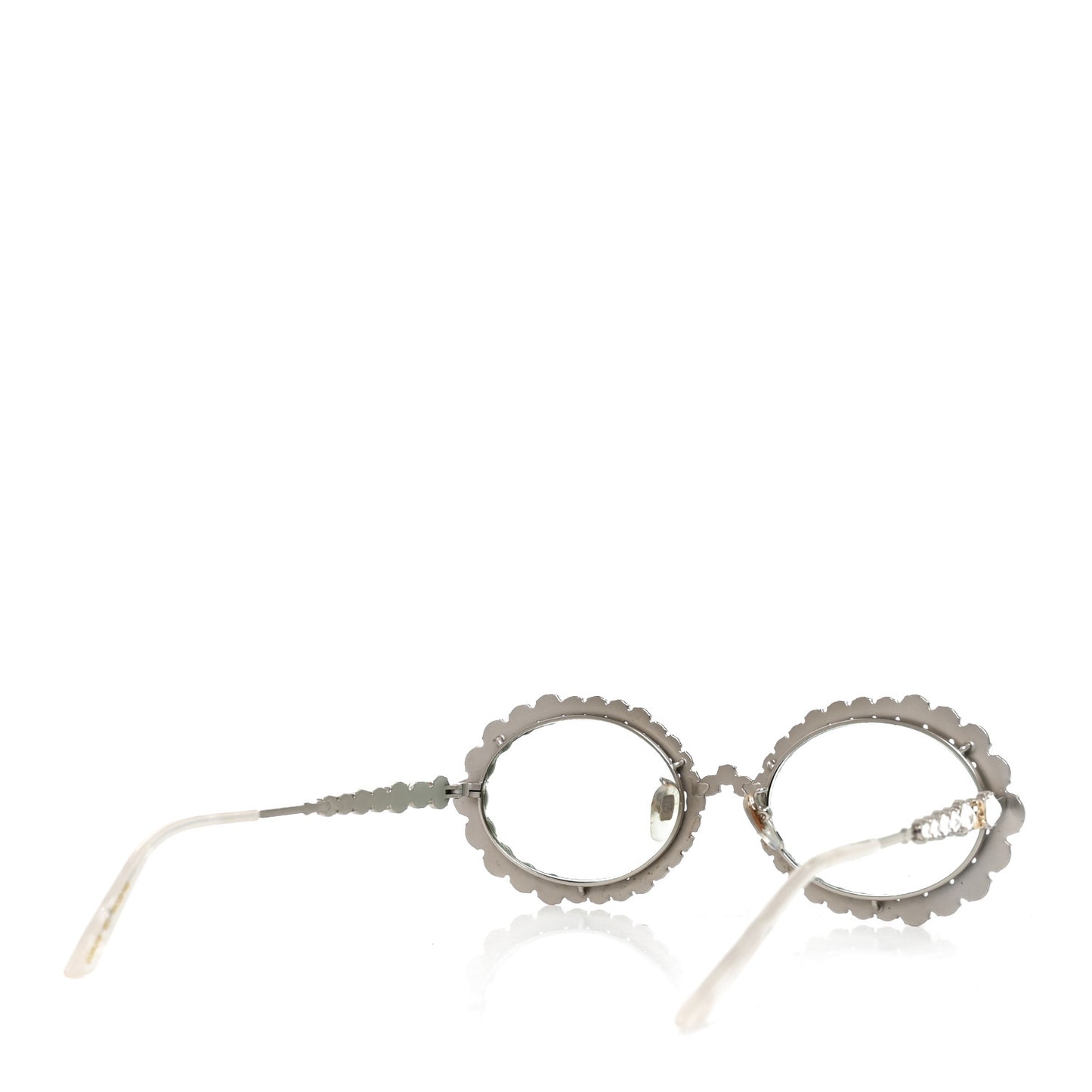 Crystal Oval Sunglasses GG0620S Silver