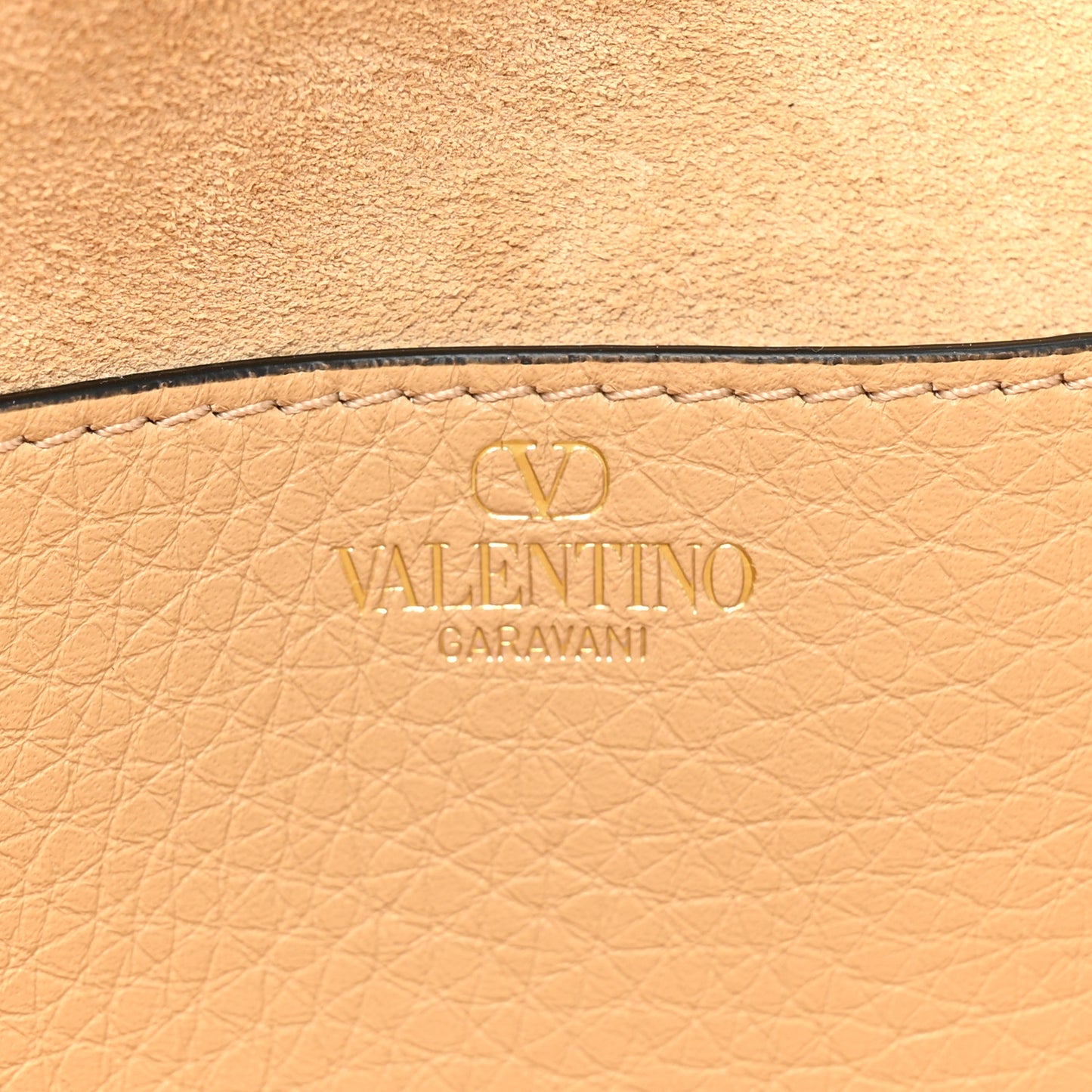 Soft Grainy Calfskin Alltime Shoulder Bag Cappuccino