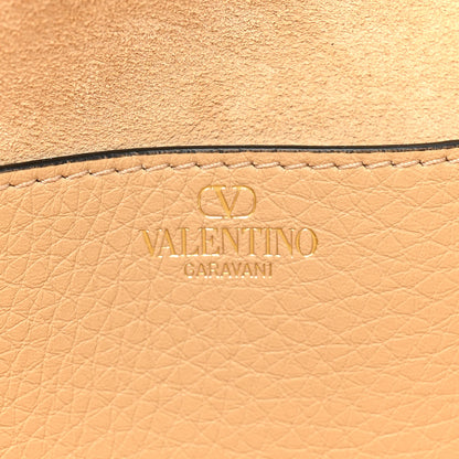 Valentino Garavani Soft Grainy Calfskin Alltime Shoulder Bag Cappuccino 6 of 8