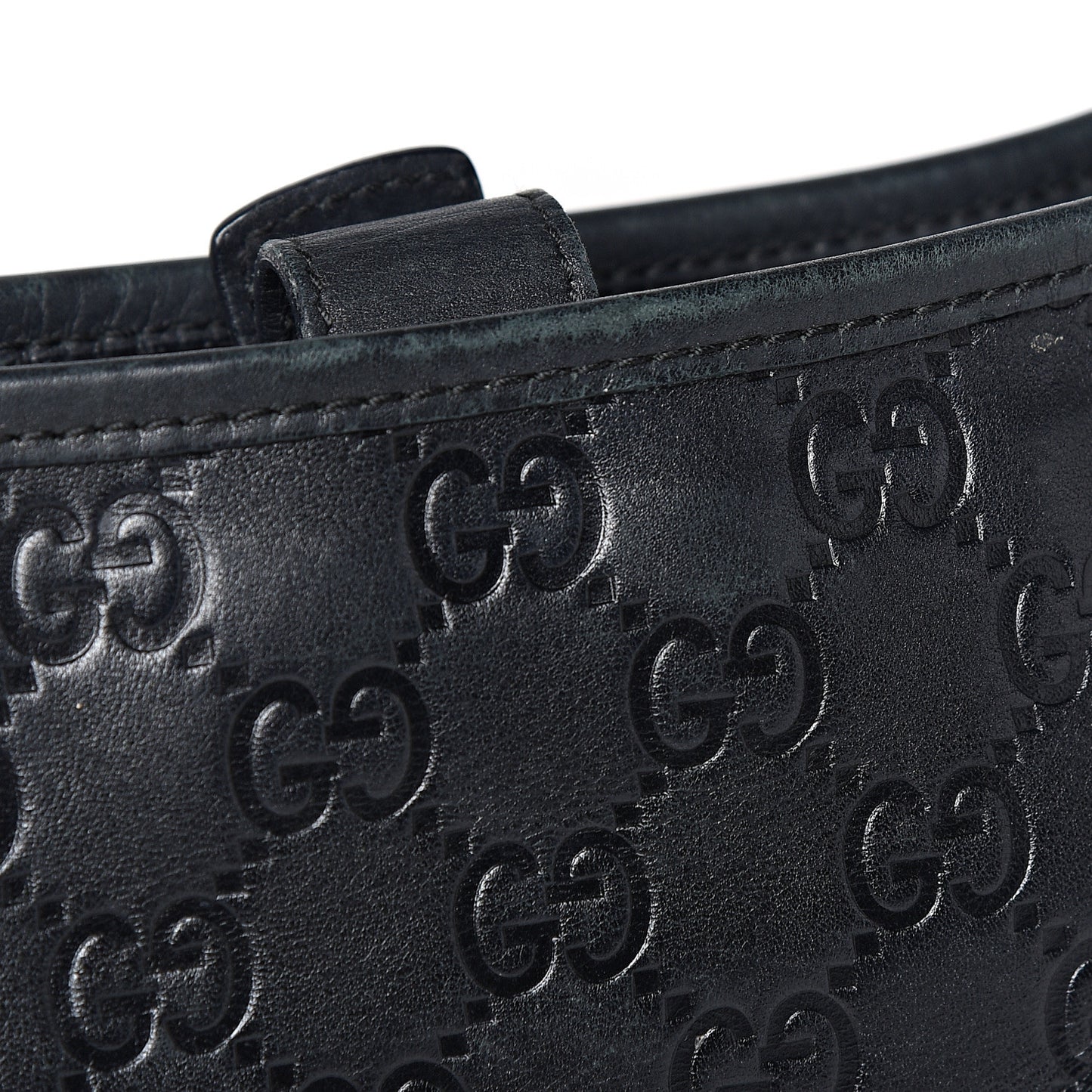 Guccissima Punch Hobo Black