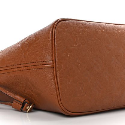 Louis Vuitton Empreinte Monogram Giant Neverfull MM Cognac 8 of 9