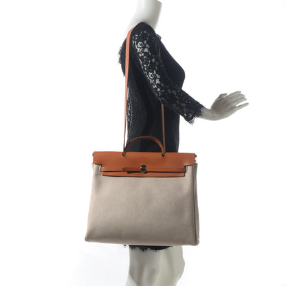 Hermes Toile Vache Hunter Herbag 39 MM Natural 4 of 21