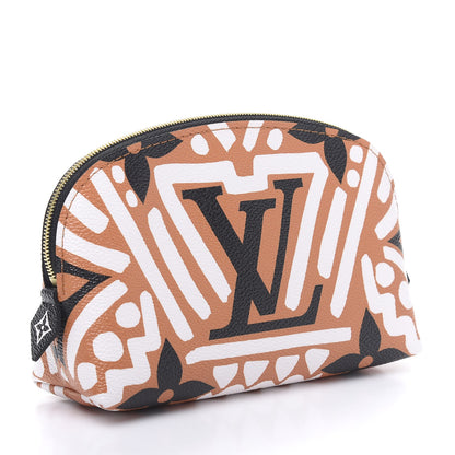 Louis Vuitton Monogram Giant Crafty Cosmetic Pouch Crème Caramel 3 of 10