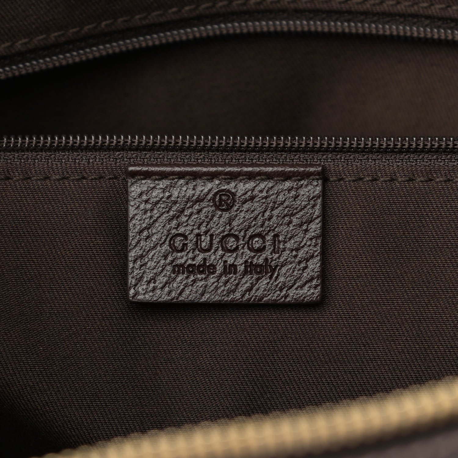 Gucci Monogram Medium Abbey Tote Dark Brown 6 of 10