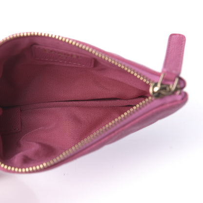 Chanel Caviar Quilted Coin Purse Case Pink 5 of 7
