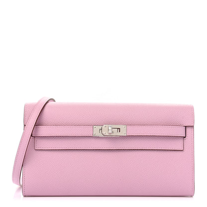 Hermes Epsom Kelly To Go Wallet Mauve Sylvestre 1 of 8