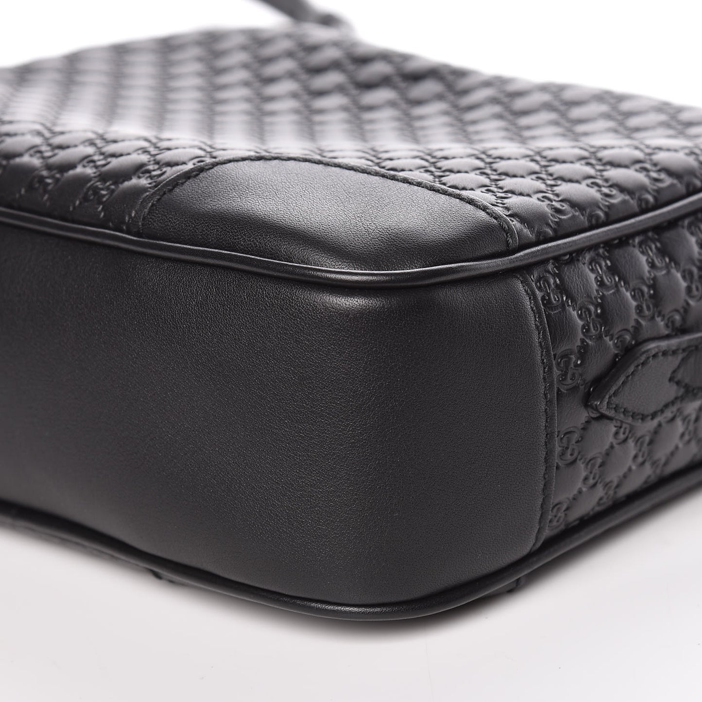 Microguccissima Mini Bree Messenger Bag Black