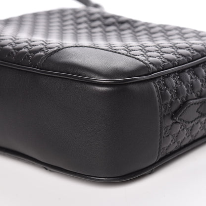 Gucci Microguccissima Mini Bree Messenger Bag Black 6 of 9