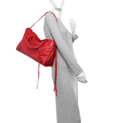 Balenciaga Agneau Classic Hardware City Rouge Coquelicot 2 of 11