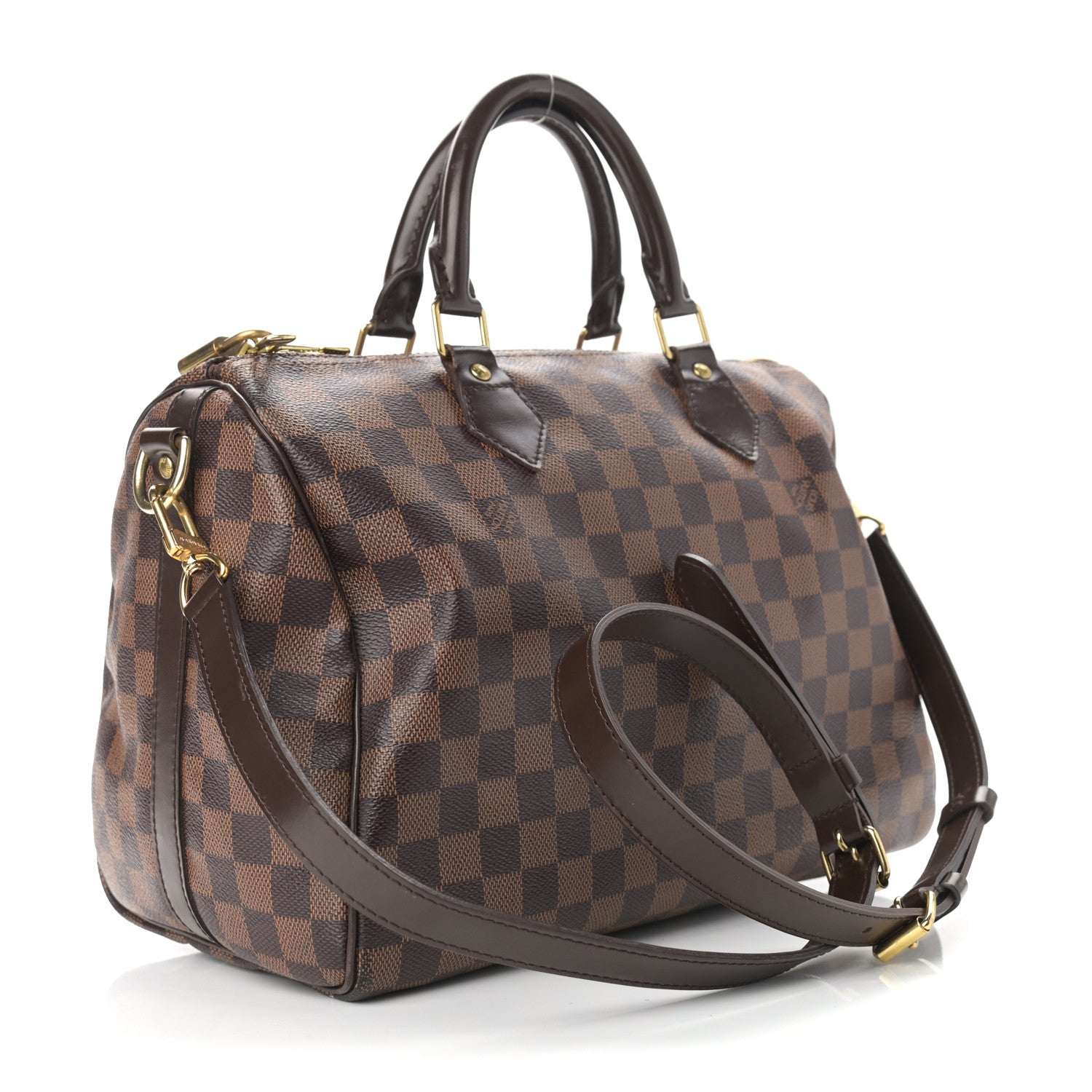 Louis Vuitton Damier Ebene Speedy Bandouliere 30 3 of 15