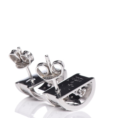 Gucci 18K White Gold Icon Twirl Earrings 3 of 5