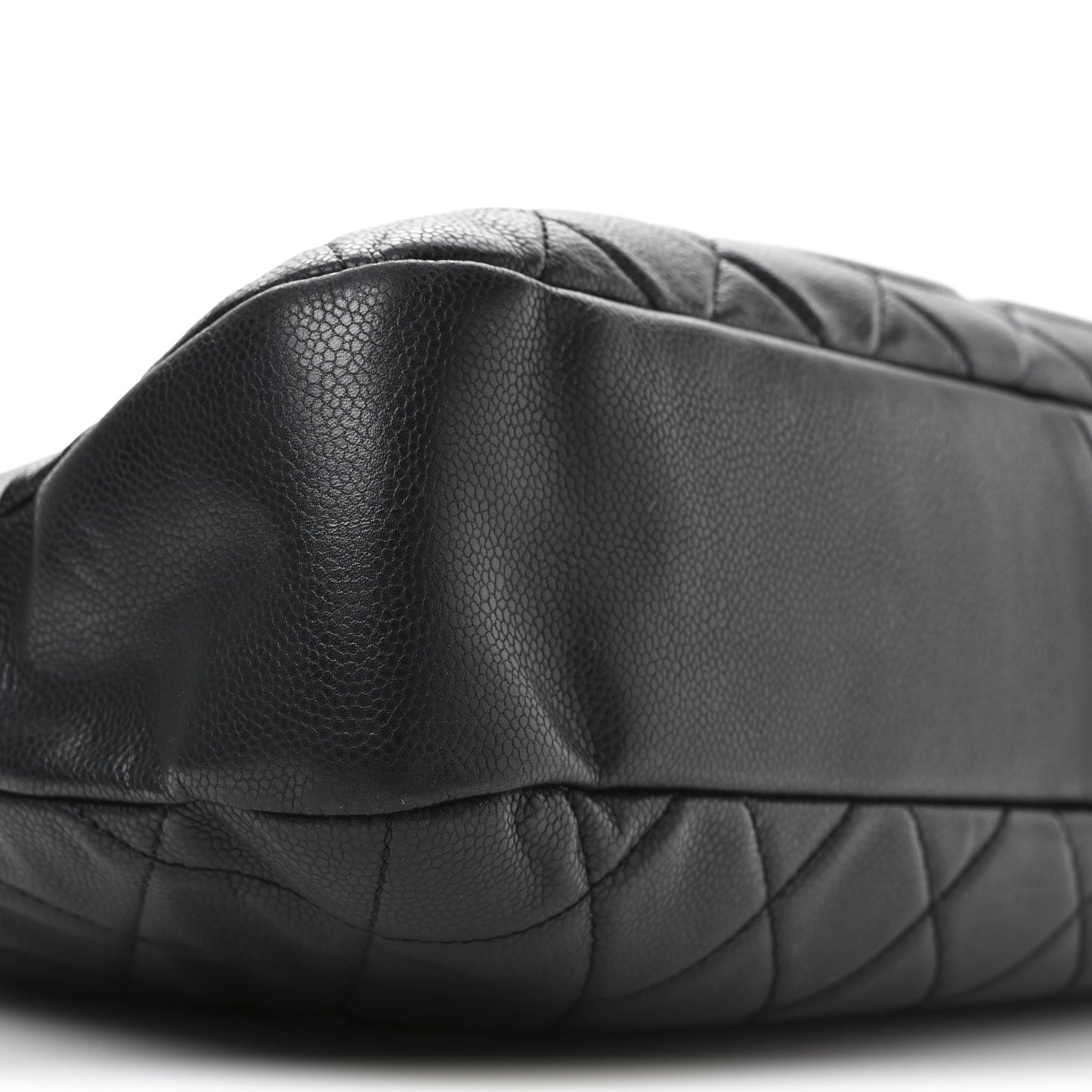 Caviar Quilted Timeless CC Soft Tote Black