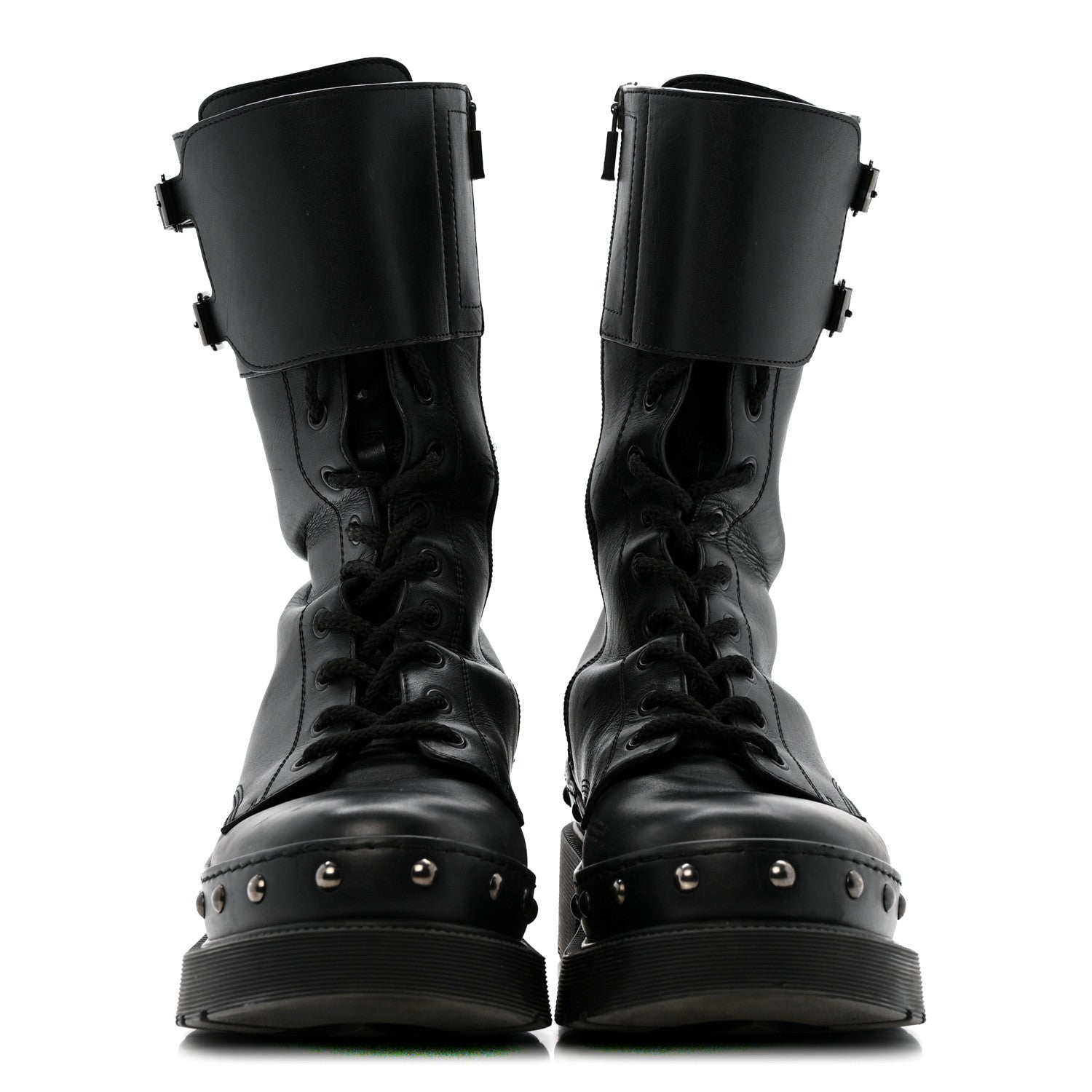 Christian Dior Calfskin Diorquake 25mm Combat Boots 39 Black 3 of 16