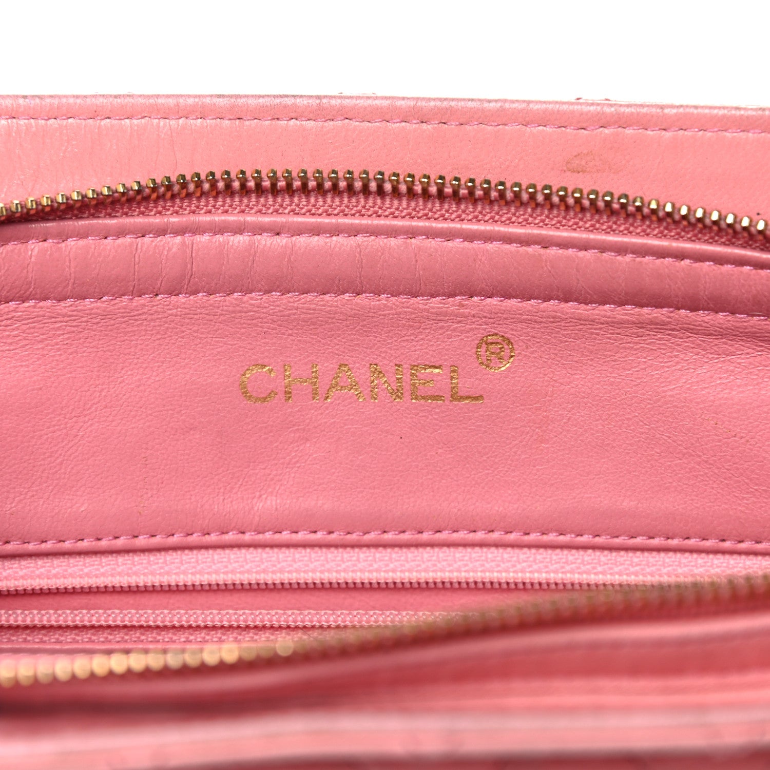 Chanel Lambskin Quilted Pocket Flap Shoulder Bag Pink 6 of 43