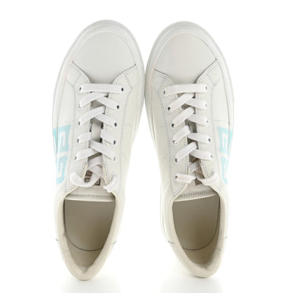 Givenchy X JOSH SMITH Calfskin City Sport Womens Sneakers 40 White Light Blue 2 of 12
