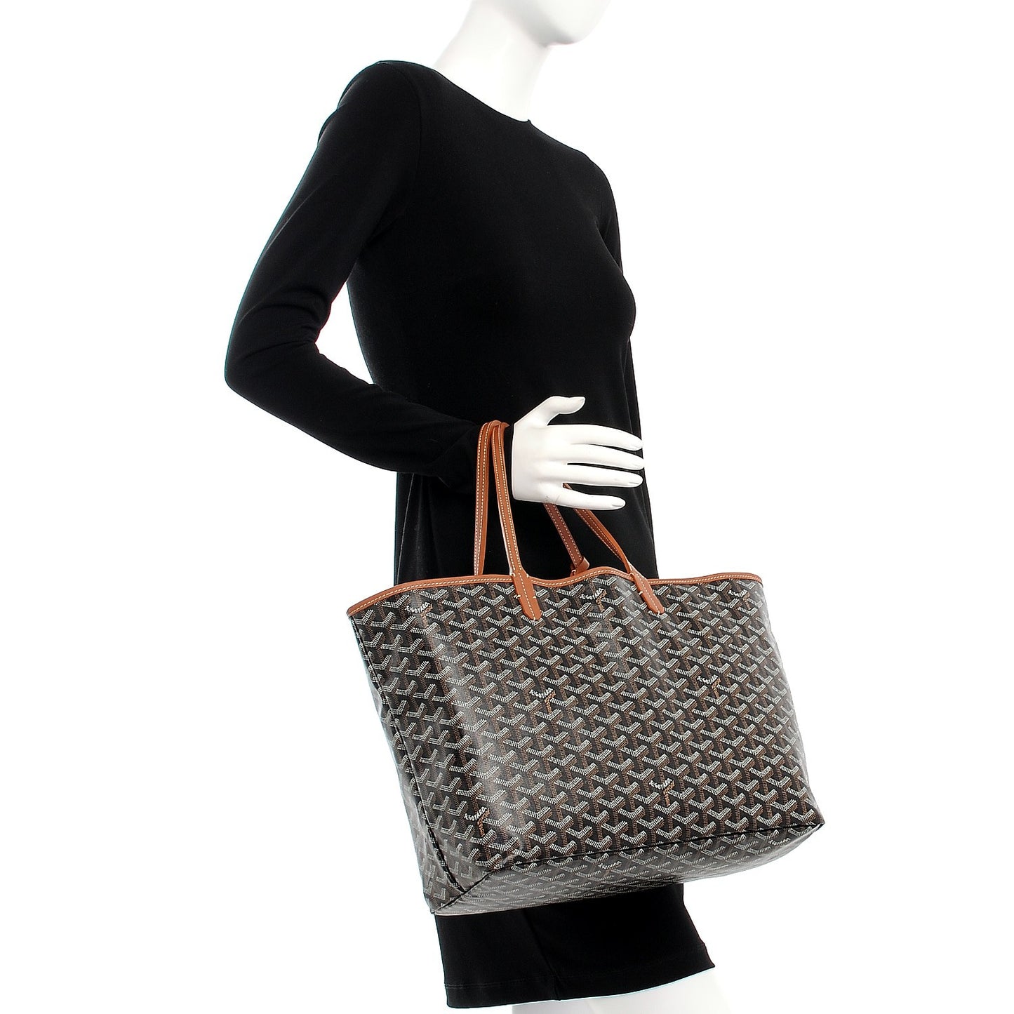 Goyardine Saint Louis PM Black Gold