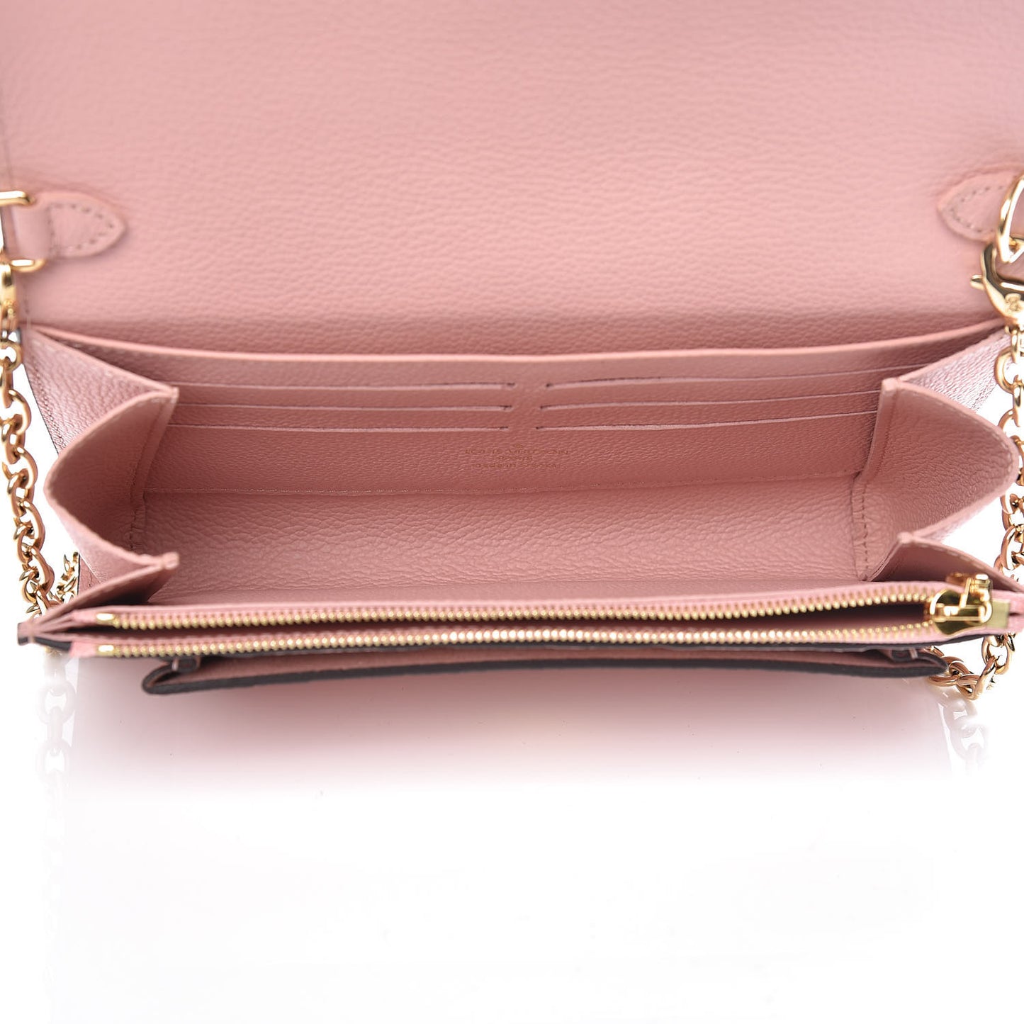 Empreinte Vavin Chain Wallet Rose Poudre