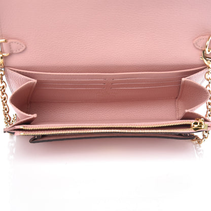 Louis Vuitton Empreinte Vavin Chain Wallet Rose Poudre 5 of 11