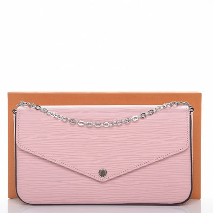 Louis Vuitton Epi Pochette Felicie Rose Ballerine 8 of 8