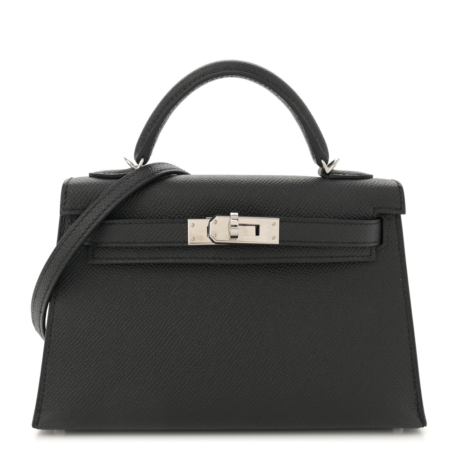 Hermes Epsom Mini Kelly Sellier 20 Black 1 of 11