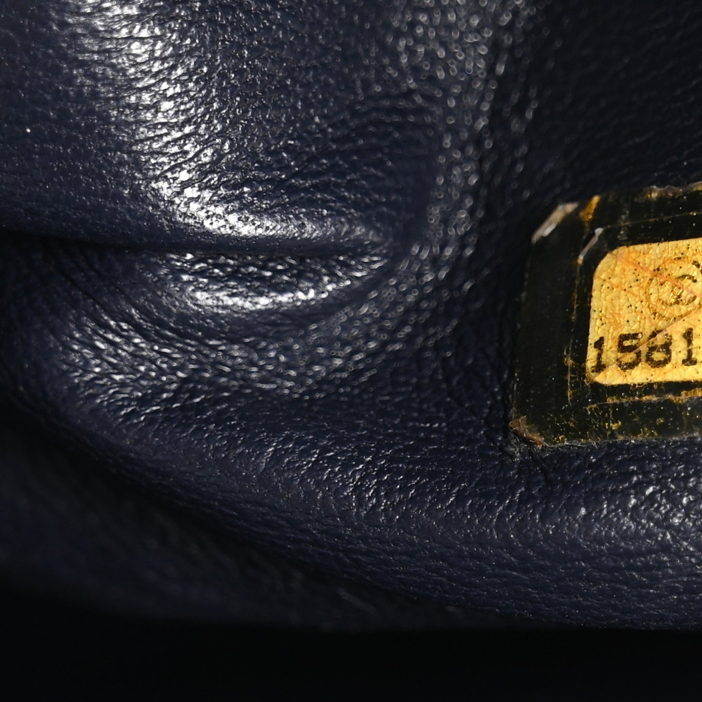 Aged Calfskin Quilted 2.55 Reissue 227 Flap Navy Blue