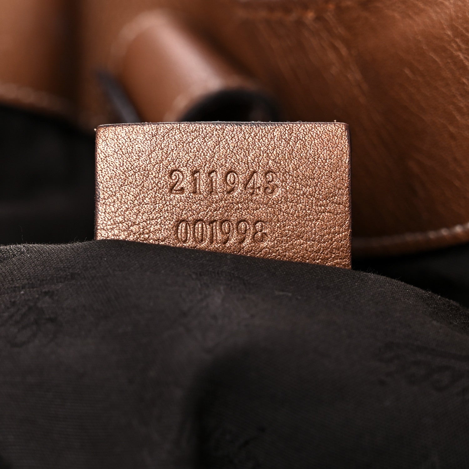 Gucci Guccissima Large Sukey Tote Bronze 6 of 18
