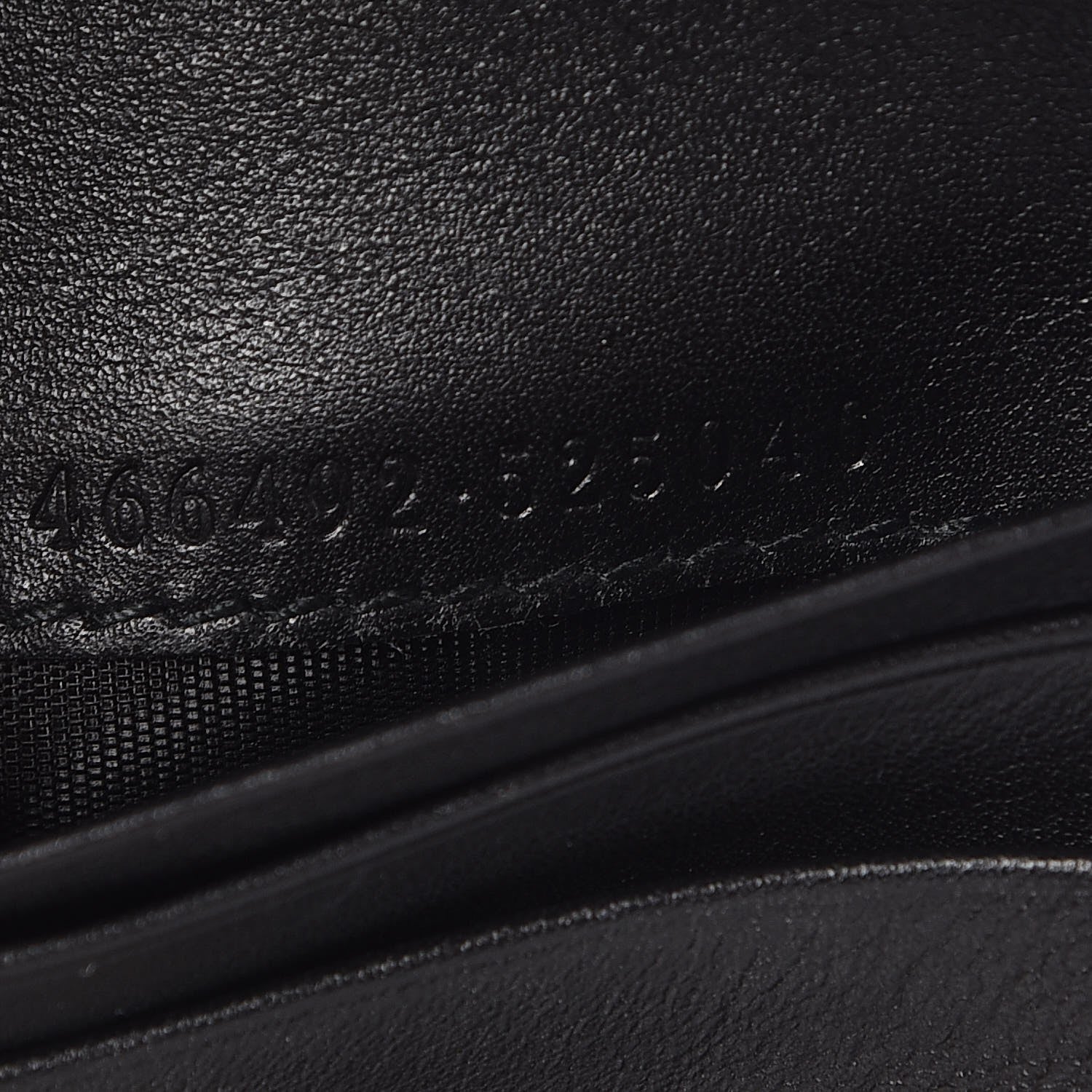 Gucci Calfskin Matelasse GG Marmont Card Case Wallet Black 9 of 9