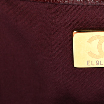 Chanel Caviar Quilted Small Chanel 25 Handbag Burgundy 7 of 13