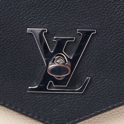 Louis Vuitton Soft Calfskin My Lockme Top Handle Vanille Black 9 of 11