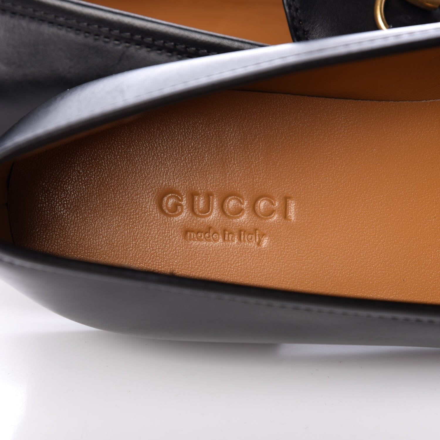 Gucci Calfskin Womens Jordaan Loafers 36 Black 12 of 20