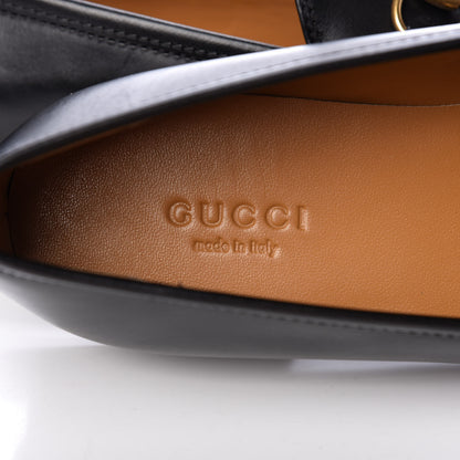 Gucci Calfskin Womens Jordaan Loafers 36 Black 12 of 20