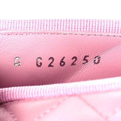 Chanel Lambskin Quilted CC Cap Toe Ballerina Flats 39.5 Pink Black 9 of 10