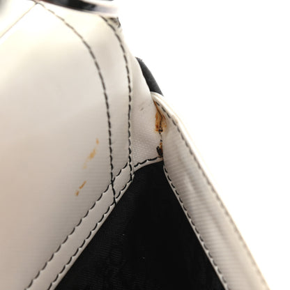 Christian Dior Coated Canvas Crystal Hardcore Bag White 15 of 19