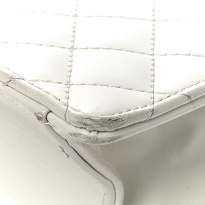 Chanel Glazed Calfskin Quilted Small Flap White 14 of 19