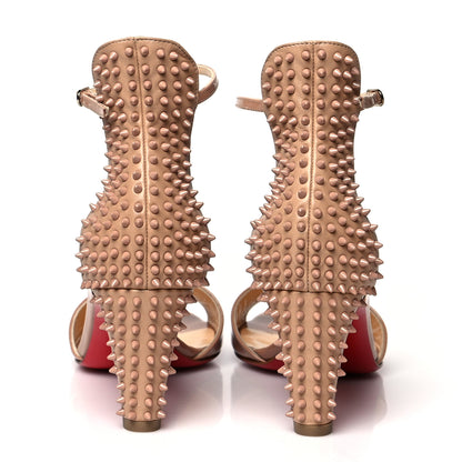 Christian Louboutin Patent Nappa Trezanita 70 Sandals 37 Nude 5 of 8