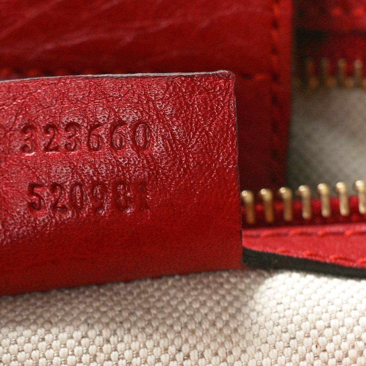Pebbled Calfskin Medium Bamboo Shopper Tote Red