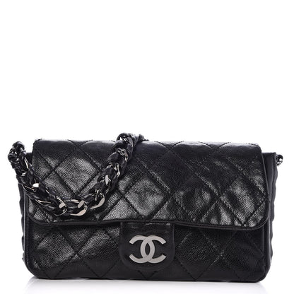 Chanel Glazed Caviar Quilted Modern Chain Flap Black 1 of 7