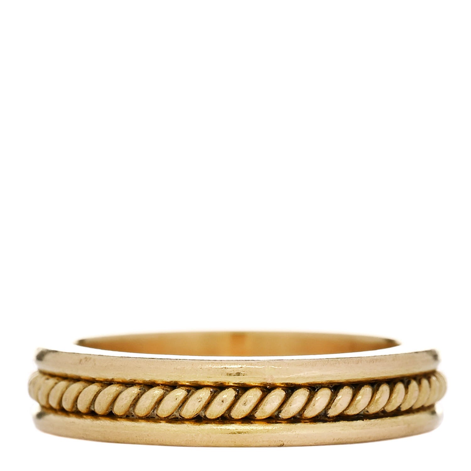 Elizabeth Locke 19K Yellow Narrow Band Ring 53 6.25 1 of 4