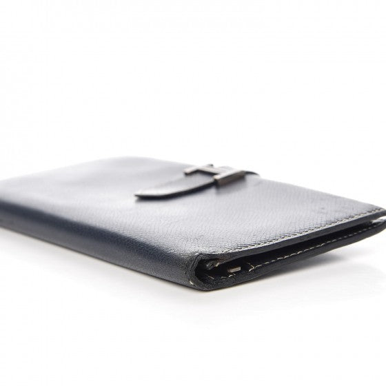 Hermes Epsom Bearn Gusset Wallet Bleu Saphir 13 of 15