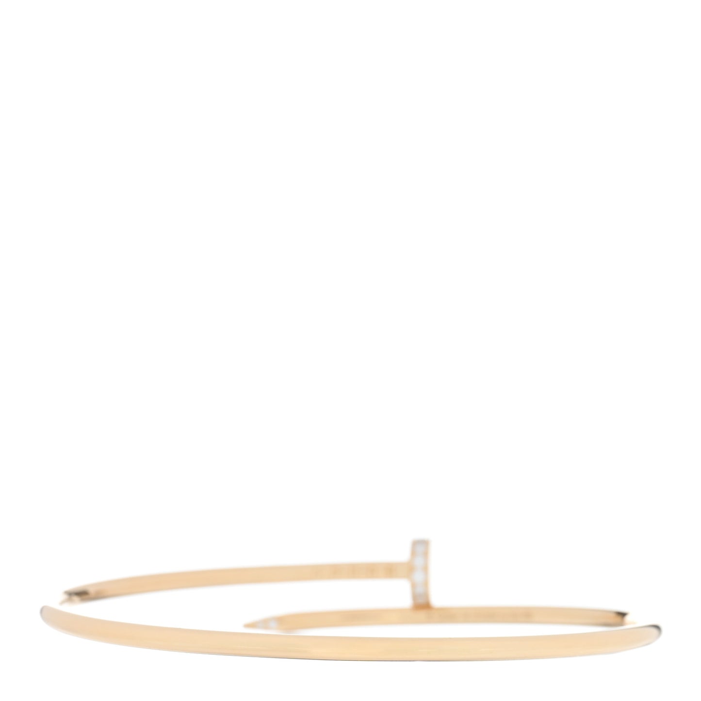 18K Yellow Gold Diamond Small Juste Un Clou Bracelet 18