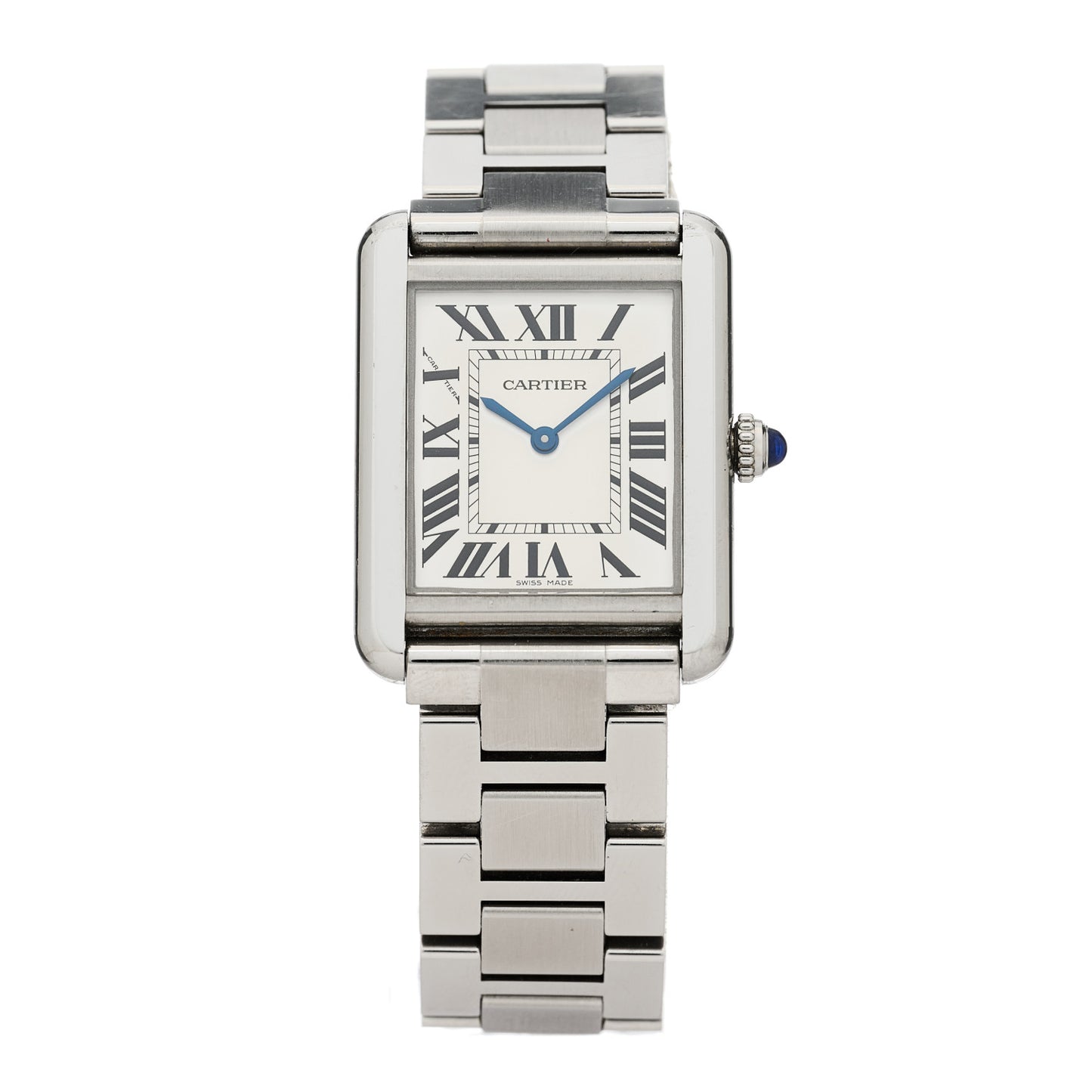 Stainless Steel 24mm Tank Solo Quartz Watch