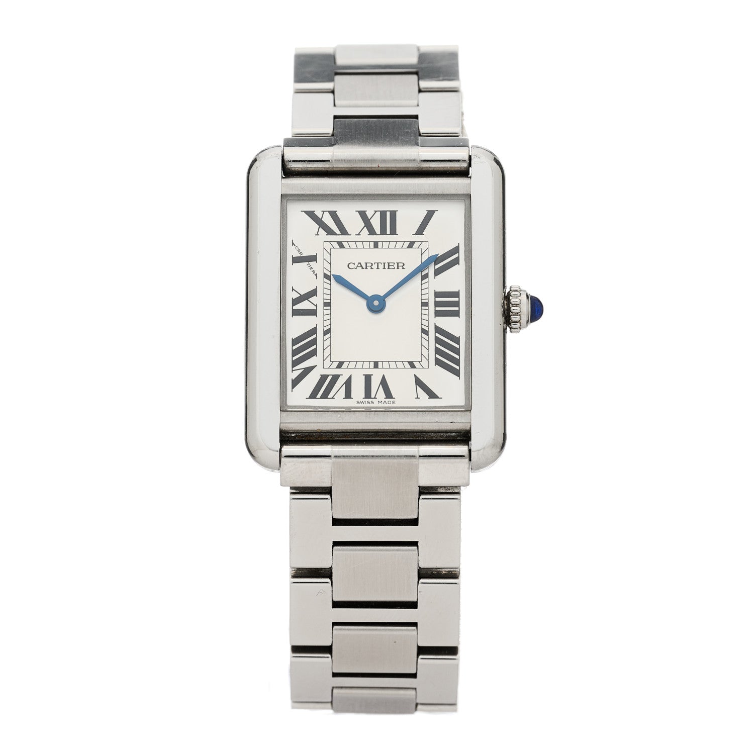 Cartier Stainless Steel 24mm Tank Solo Quartz Watch 1 of 4
